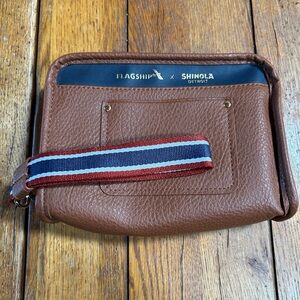 Shinola Brown Leather Bag